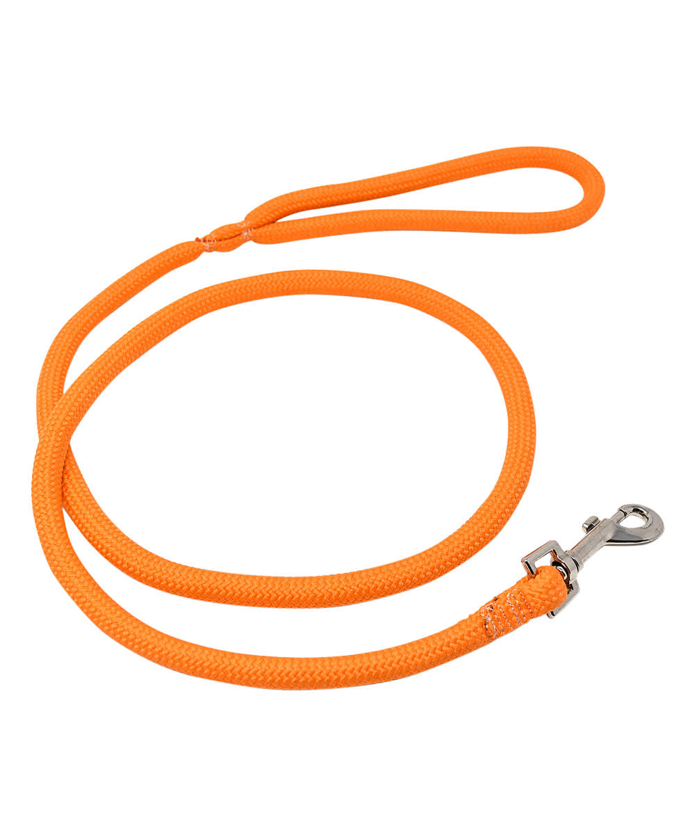 Yellow Dog Design Pet Leashes Multi - Light Orange Braided Rope Lead