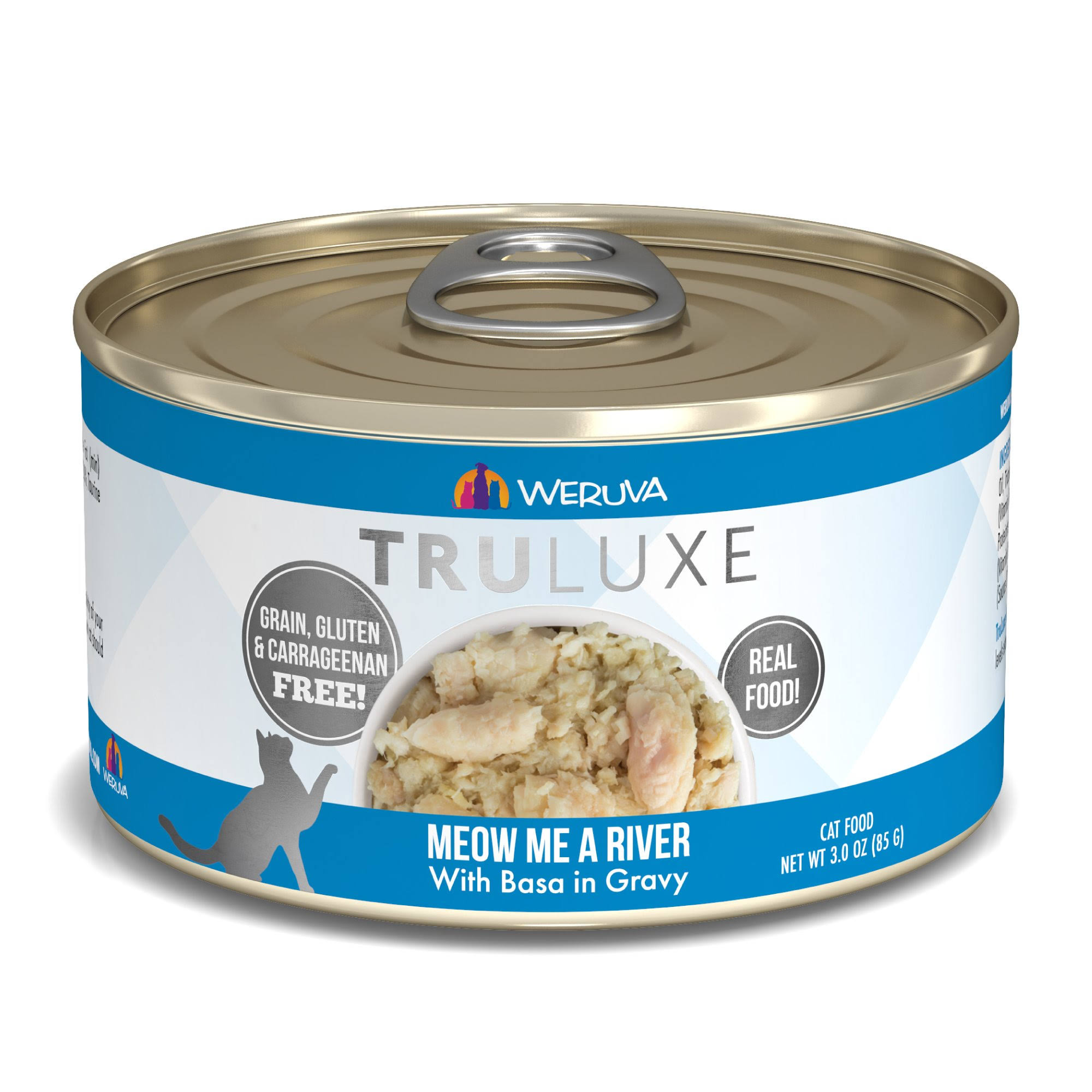 Weruva TRULUXE Canned Cat Food 3oz - Meow Me A River