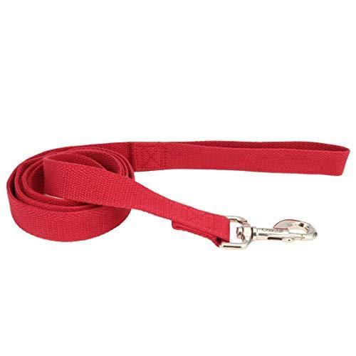 New Earth Soy Dog Leash - 6', Cranberry