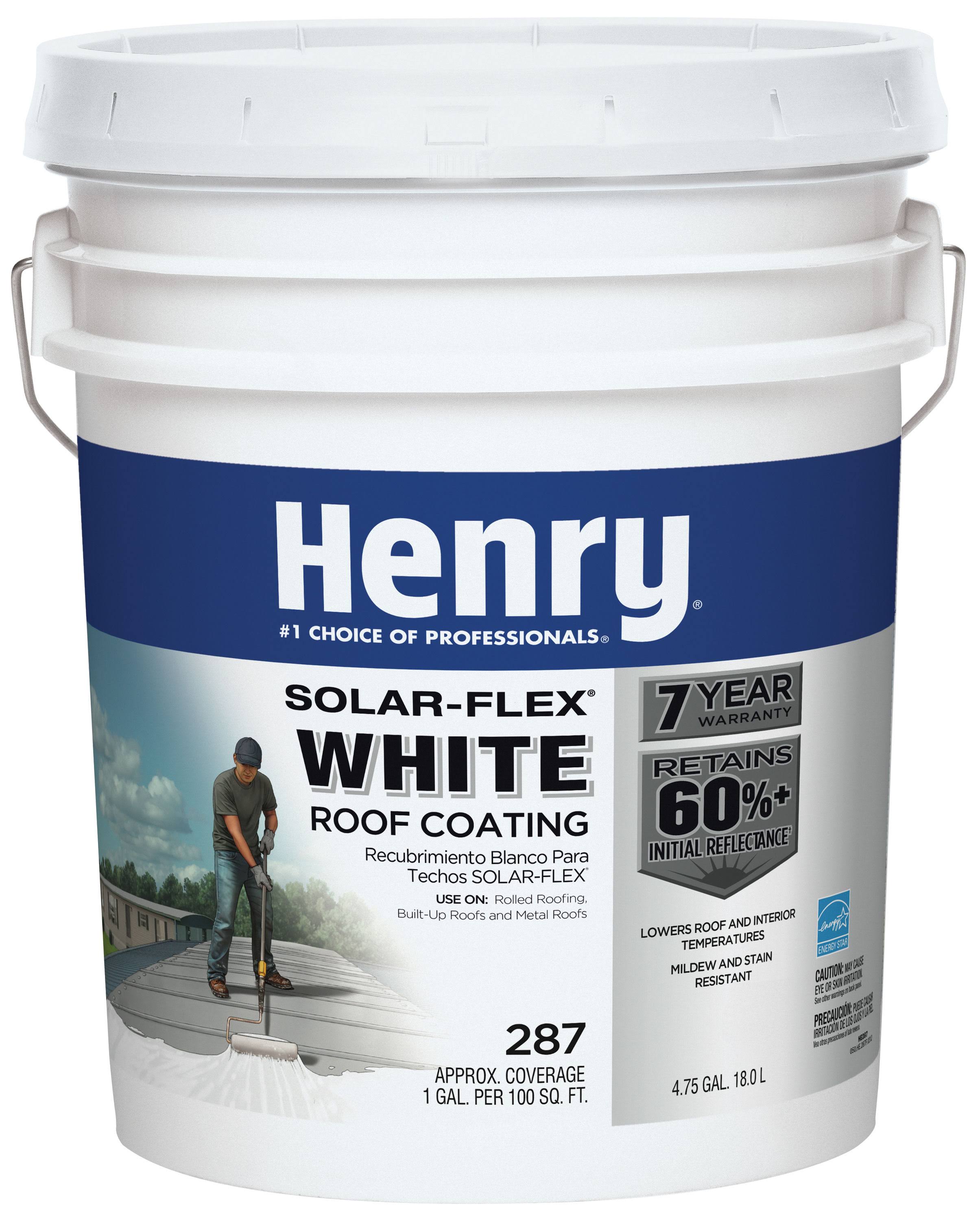 Henry Solar-Flex Roof Coating - 287 White, 18l