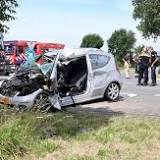 Auto botst met trekker bij Creil: gewonde bestuurder bekneld