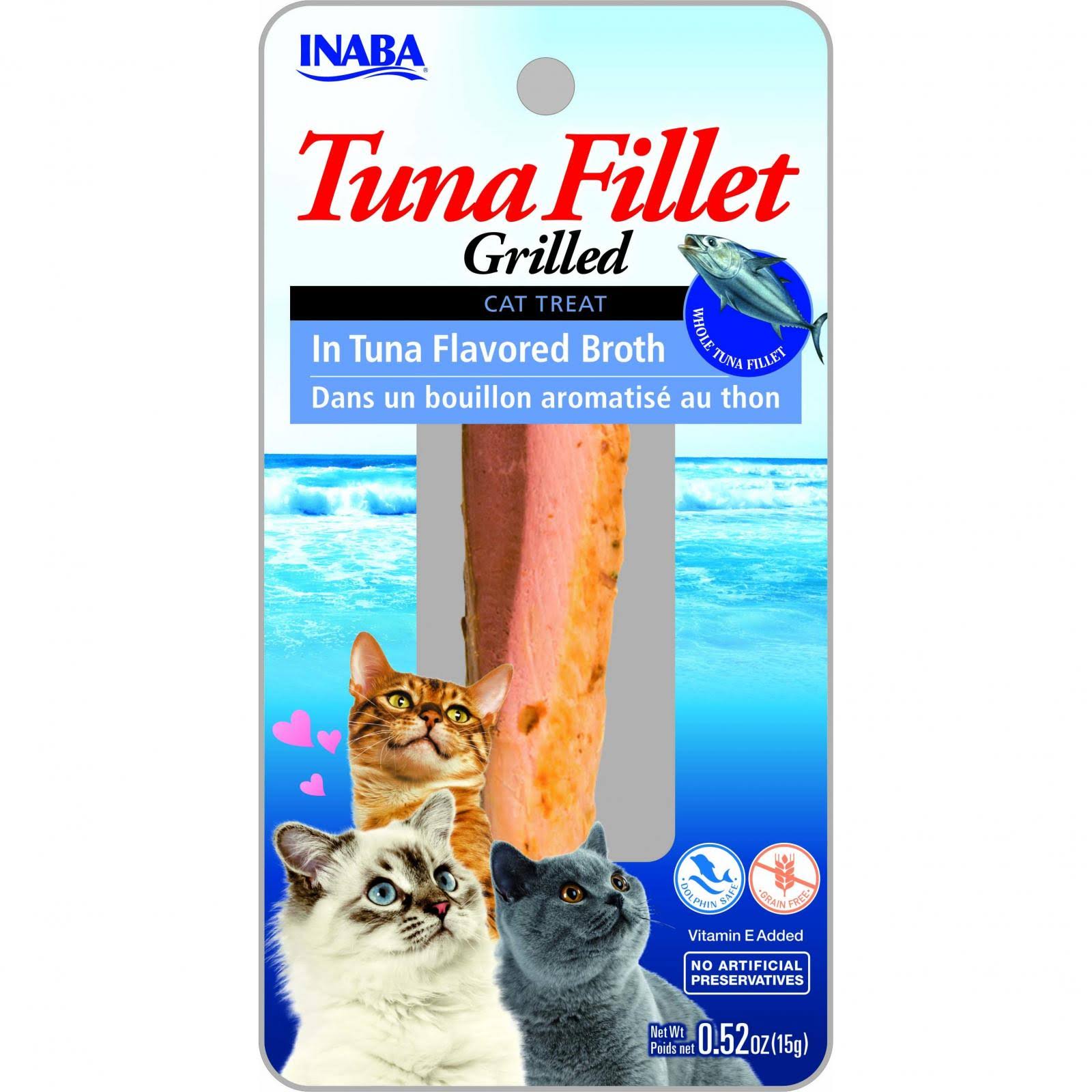 Inaba Grilled Tuna Fillet in Tuna Flavoured Broth Cat Treats