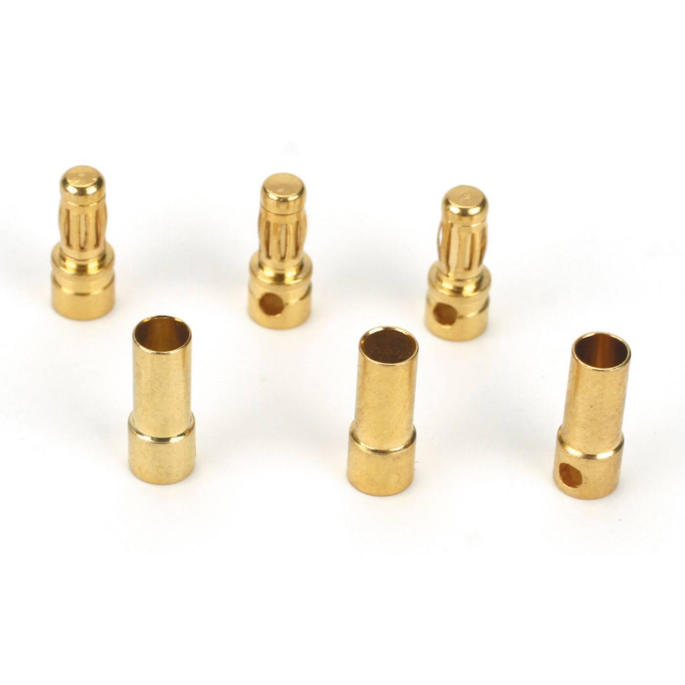 Dynamite DYNC0043 Connector: Gold Bullet Set, 3.5mm (3)