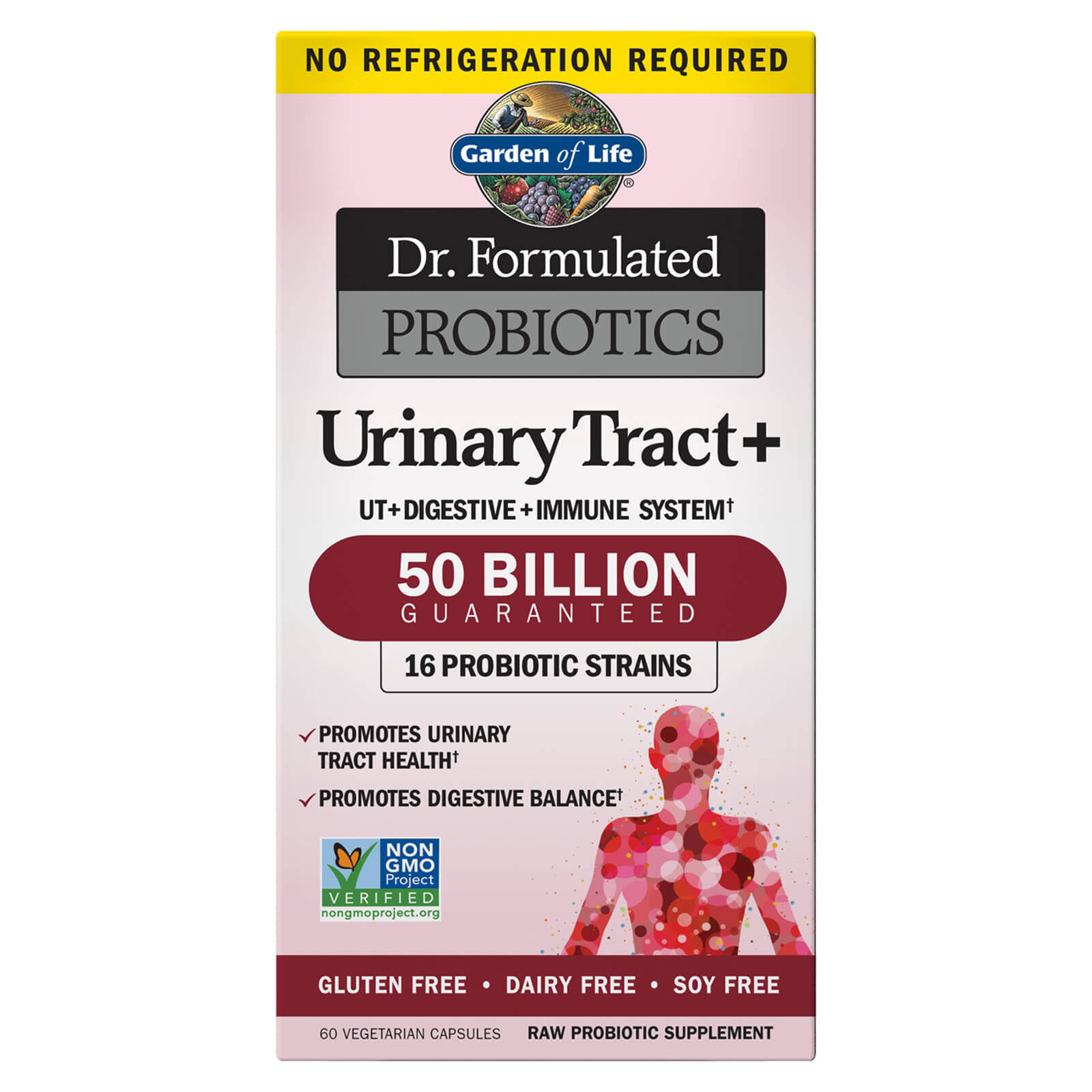 Garden of Life Dr. Formulated Probiotics Urinary Tract Plus Supplement - 60ct