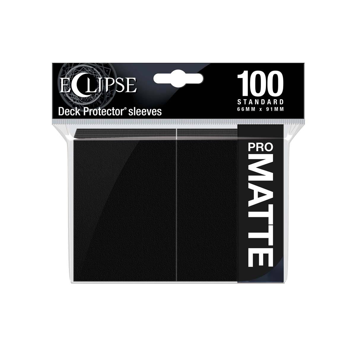Ultra Pro Eclipse Matte Jet Black Standard Card Sleeves - 100 Sleeves