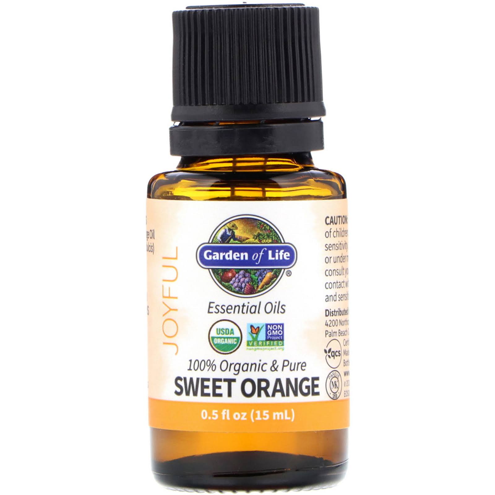 Garden of Life Organic Essential Oil - Orange - 15ml