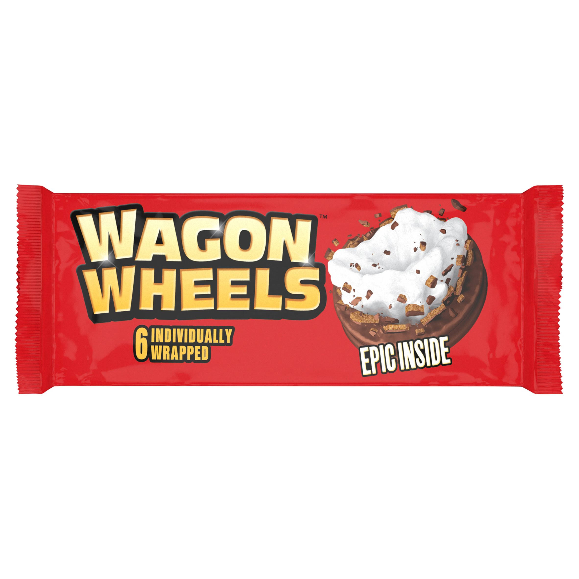 Wagon Wheels - 6 Individually Wrapped