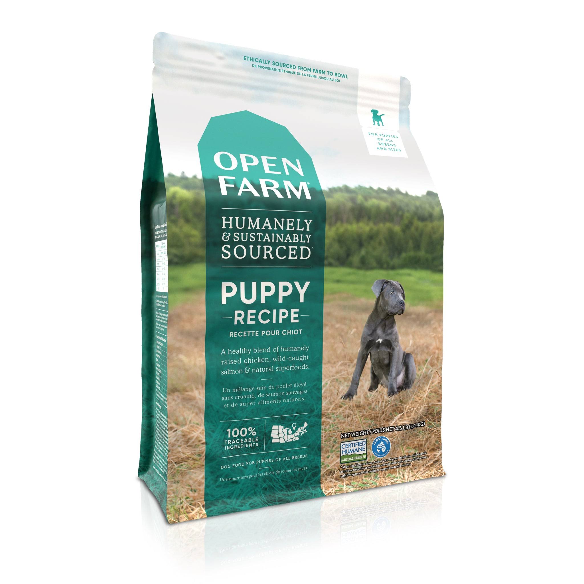 Open Farm Puppy Recipe Dry Dog Food 24 lbs