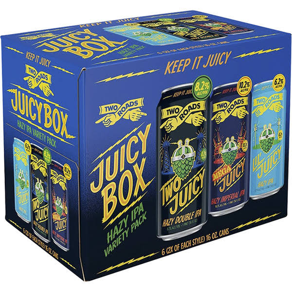 Two Roads Juicy Box 6 Pack - 6pk (6 Pack 16oz cans)