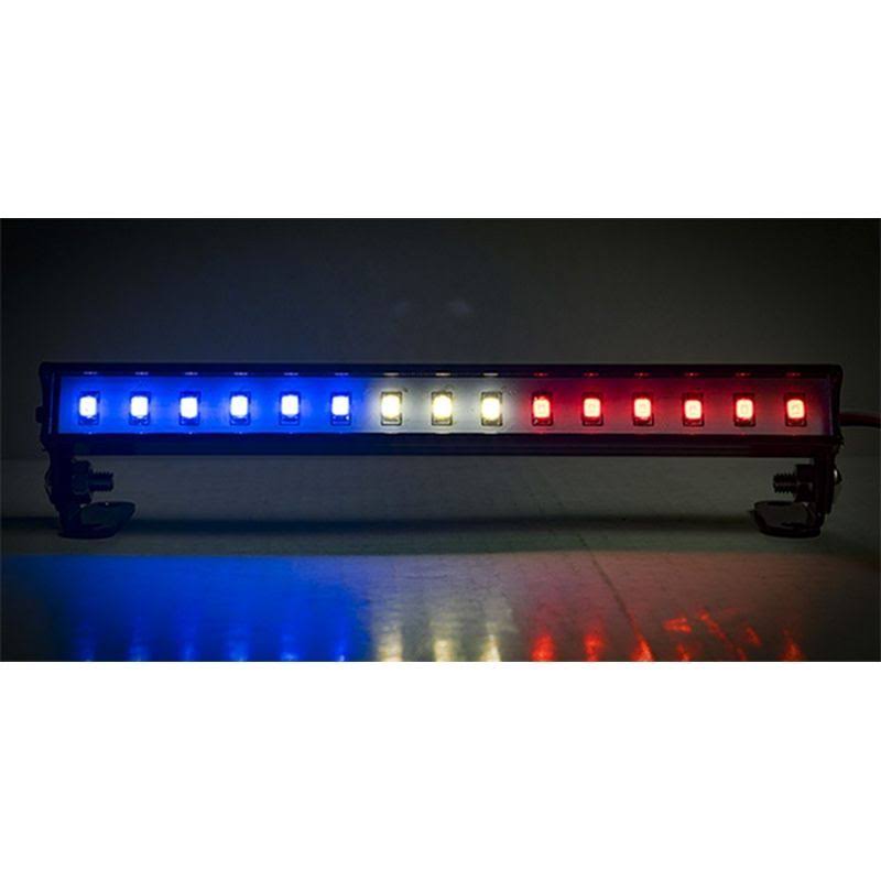LED Light Bar - 5.6 - Police Lights: Red, White and Blue, Size: 47 in