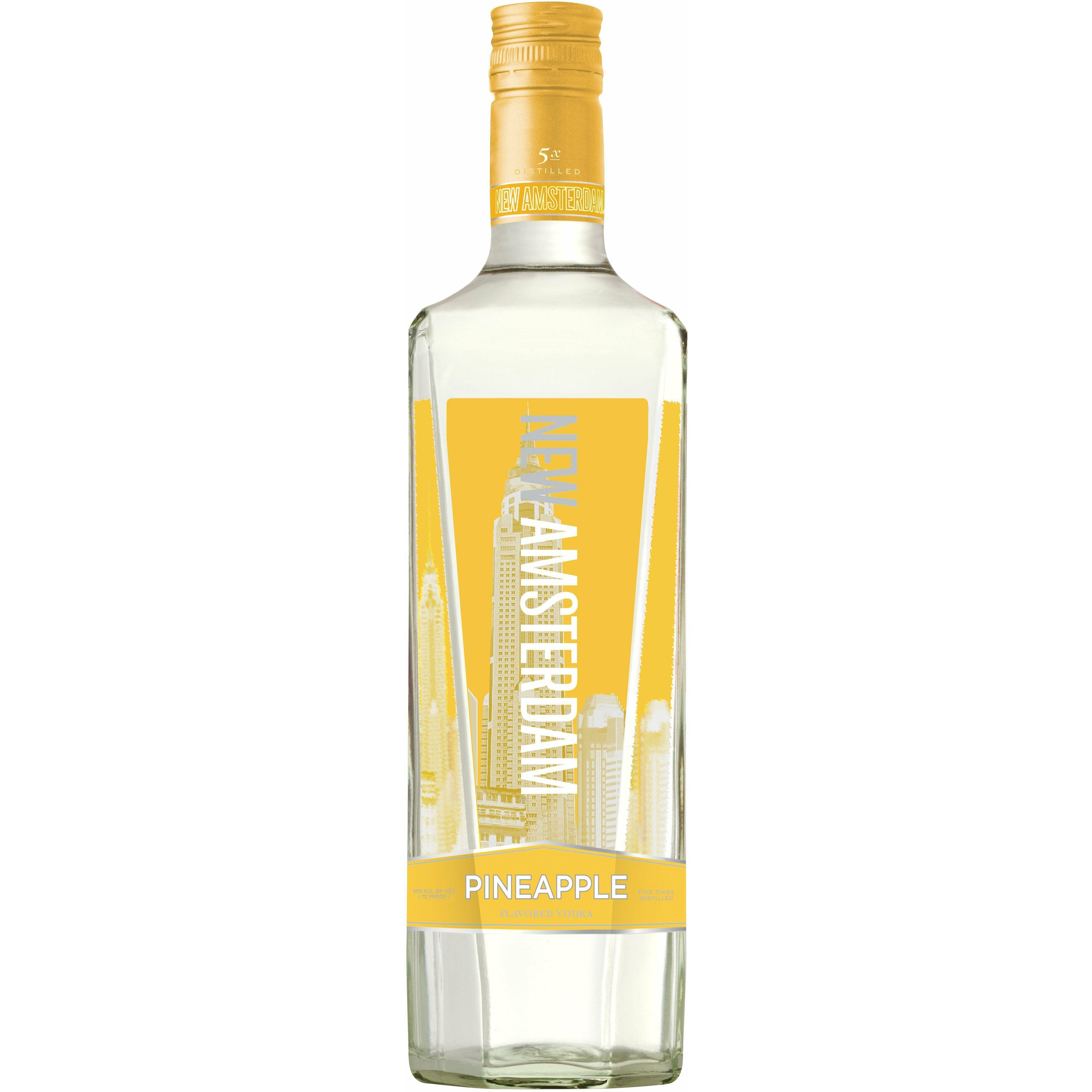 New Amsterdam Vodka, Pineapple Flavored - 750 ml