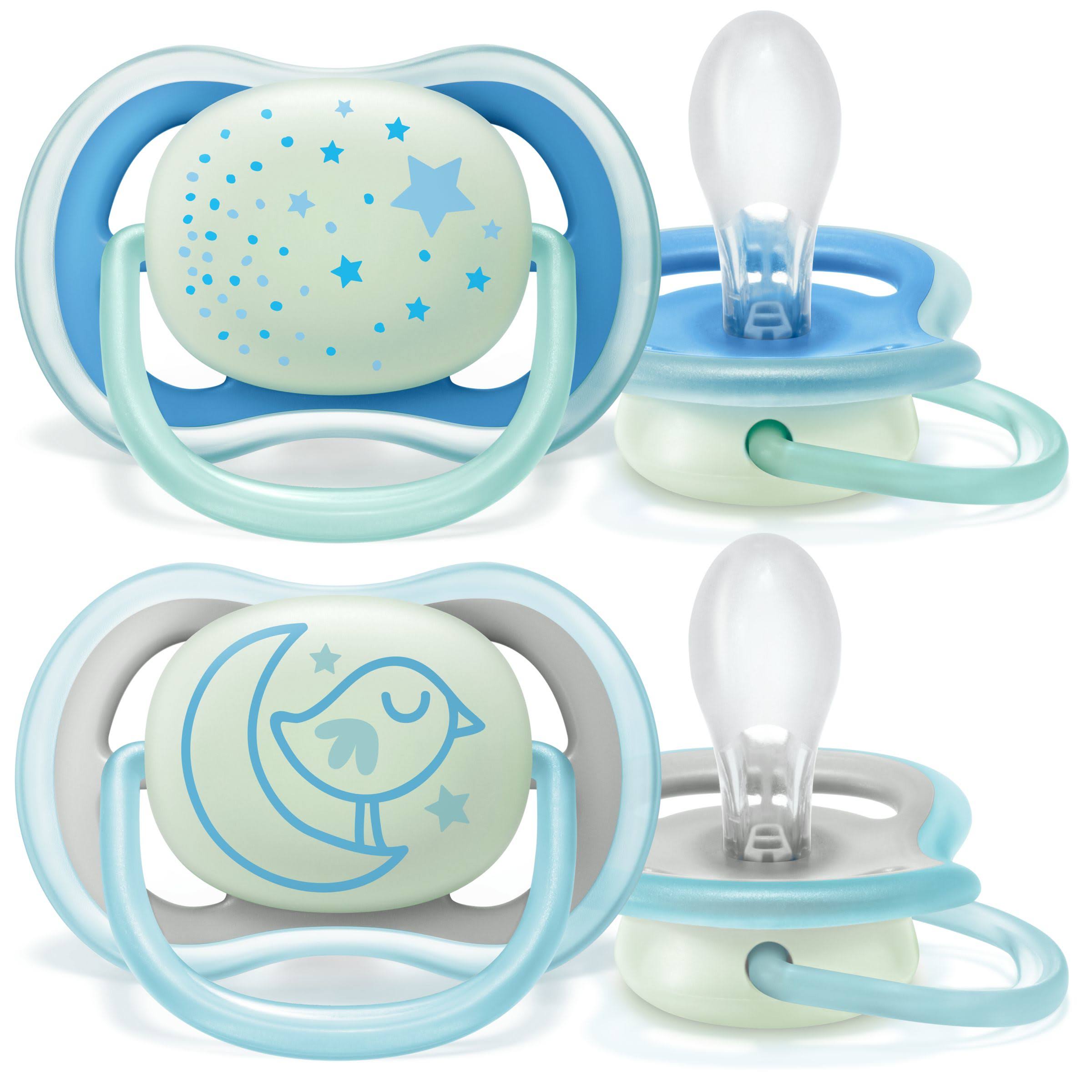 Philips - Avent Ultra Air Night Soother 6-18m 2pk