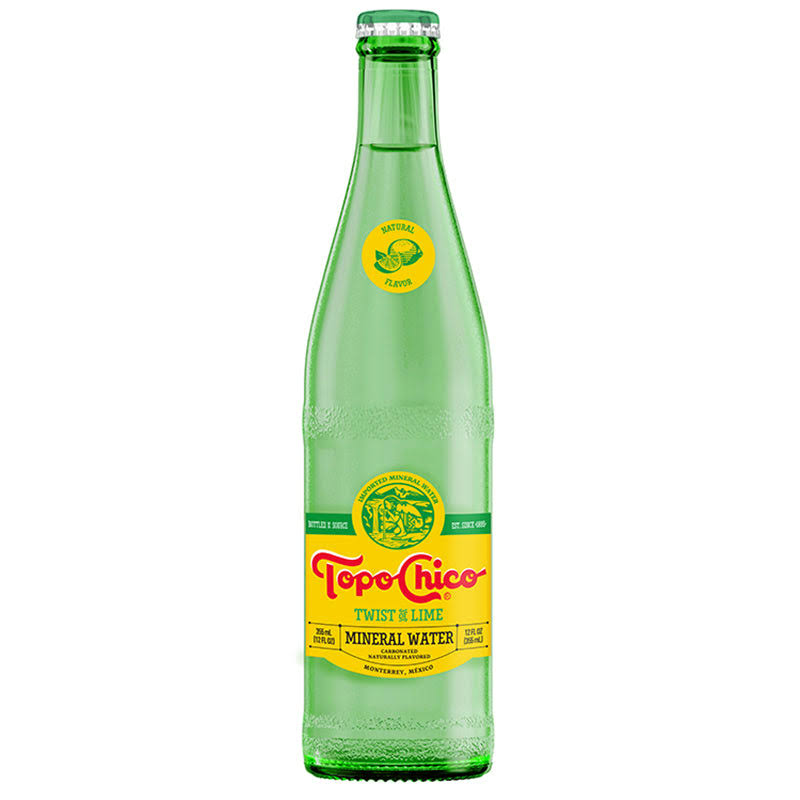 Topo Chico Mineral Water - Twist of Lime, 11.5oz