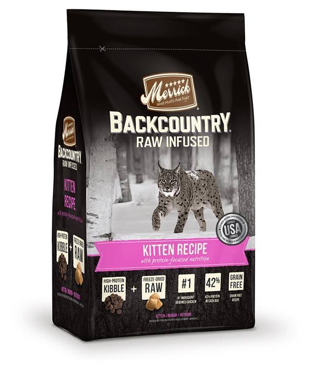 Merrick Backcountry Kitten Recipe Dry Cat Food - 3lbs