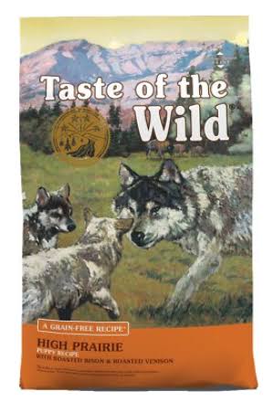 Taste of The Wild High Prairie Puppy Recipe Grain-Free Dry Dog Food