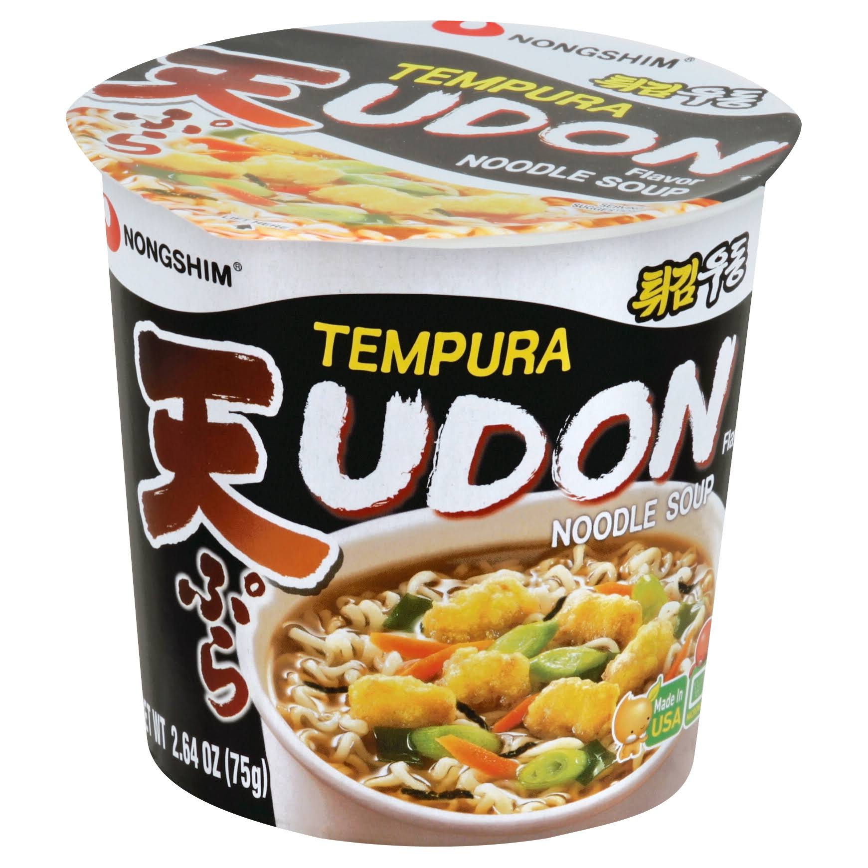 Nongshim Noodle Soup, Tempura Udon Flavor - 2.64 oz