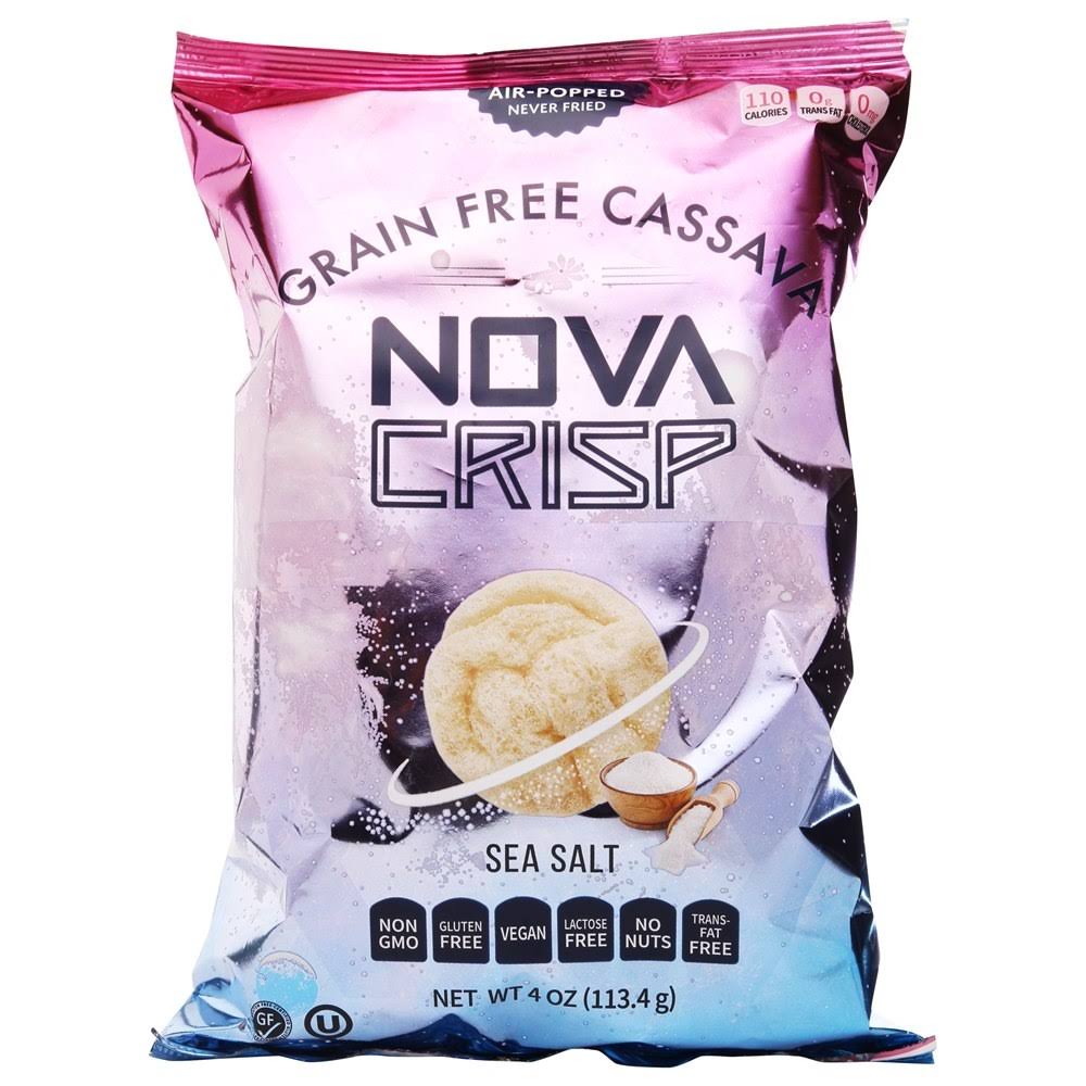 Nova Crisp Grain Free Cassava Chips Sea Salt 4 oz.