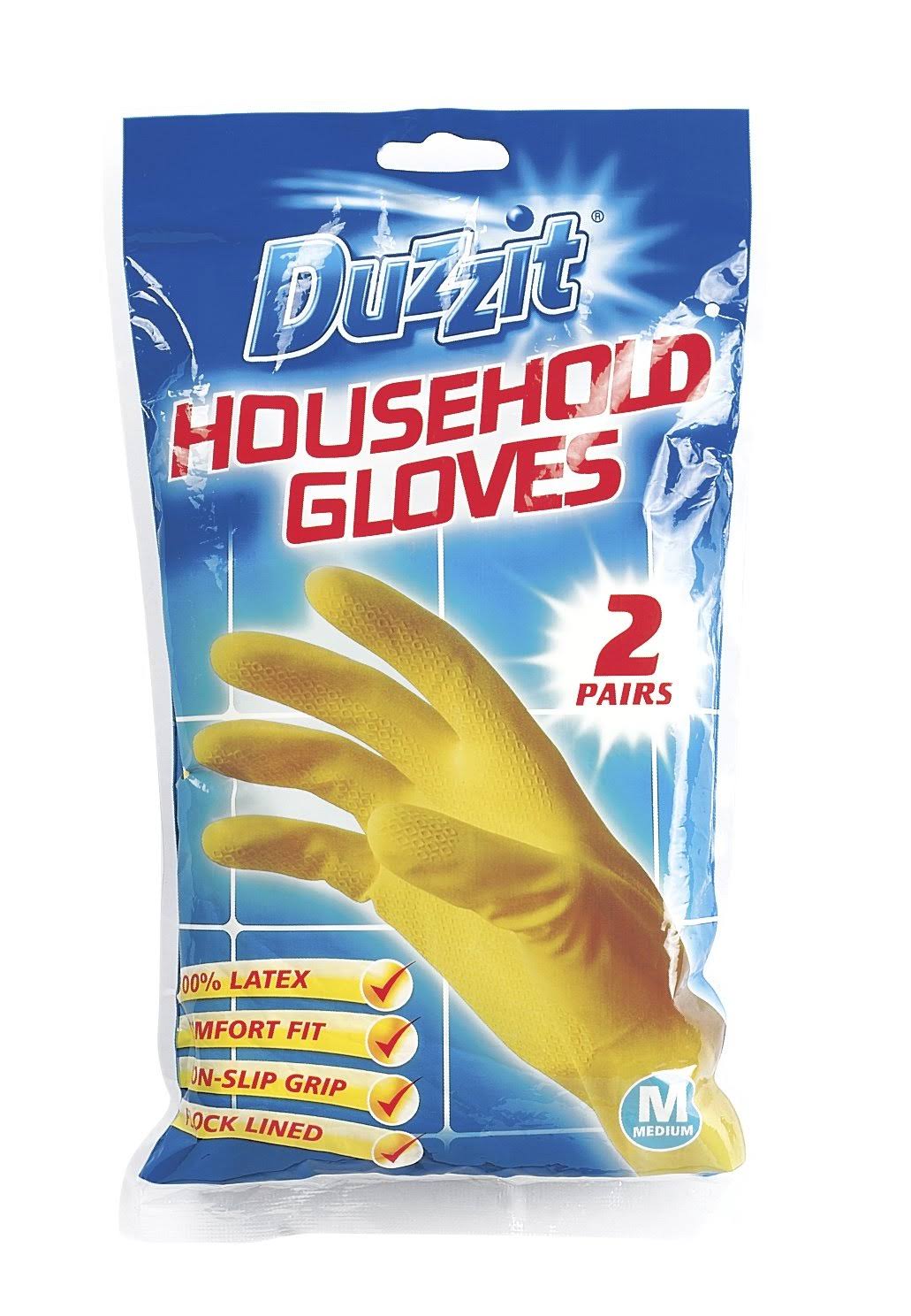 Duzzit Household Gloves 2 Pack Small