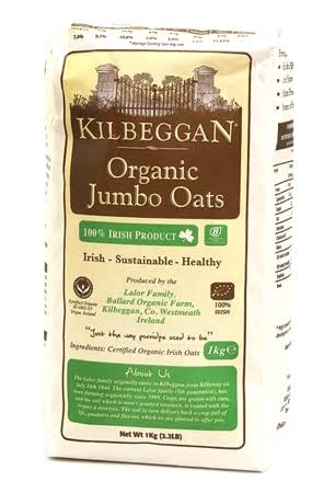 Kilbeggan Jumbo Organic Irish Oats 1kg