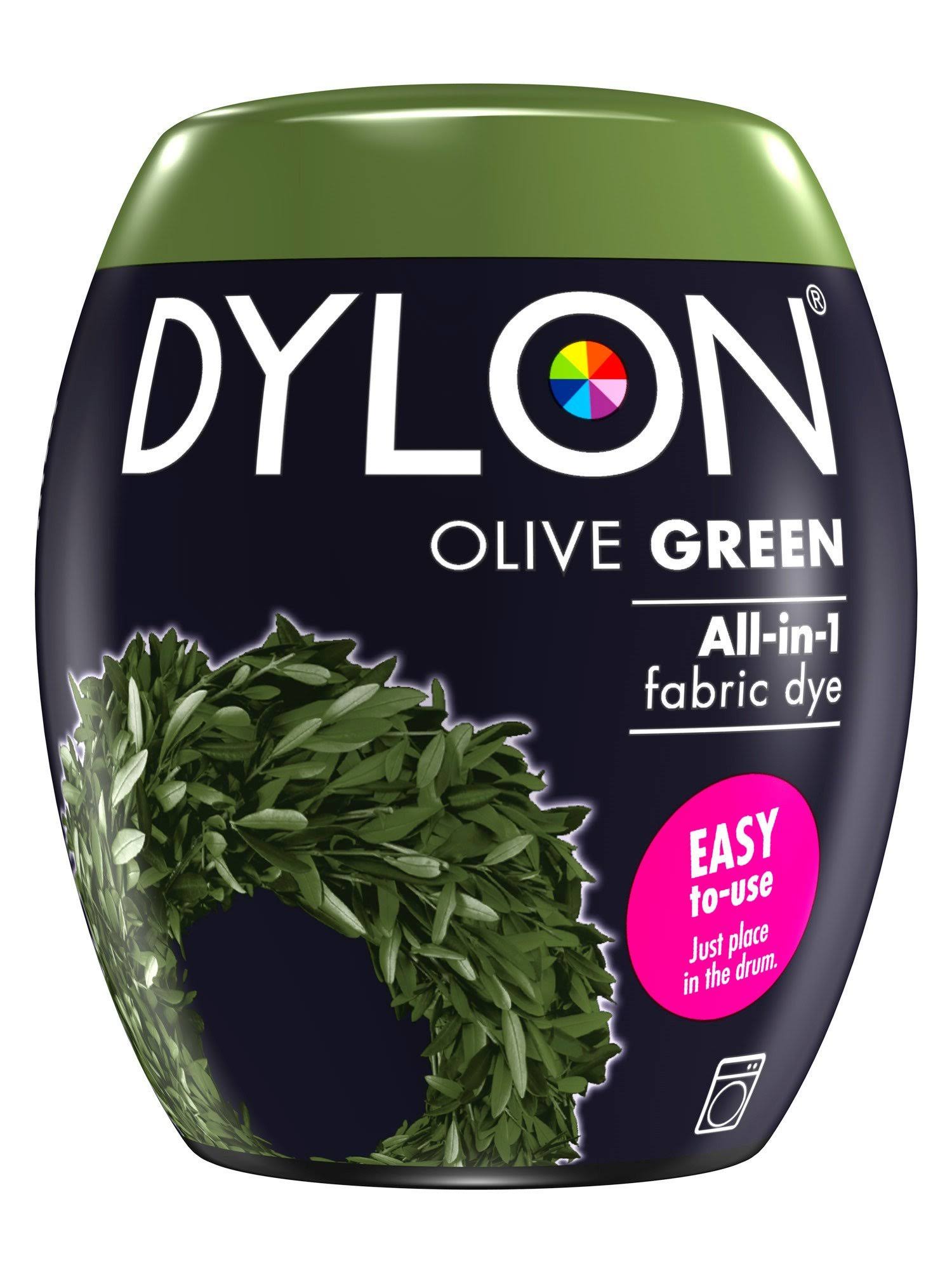 Dylon Machine Clothes All in One Fabric Dye Pod - Olive Green, 350g