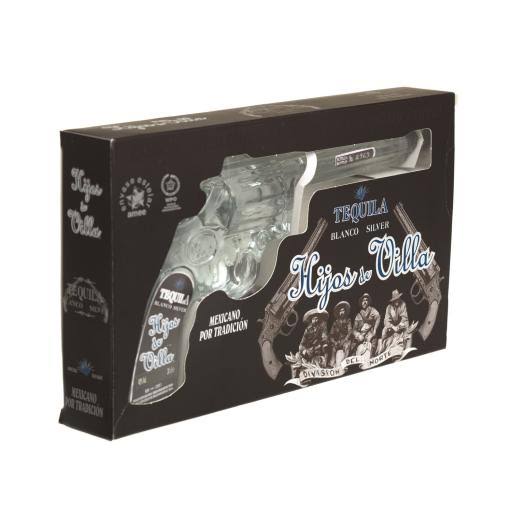 Hijos de Villa Tequila Blanco Silver Magnum Gun Gift Set 200ml