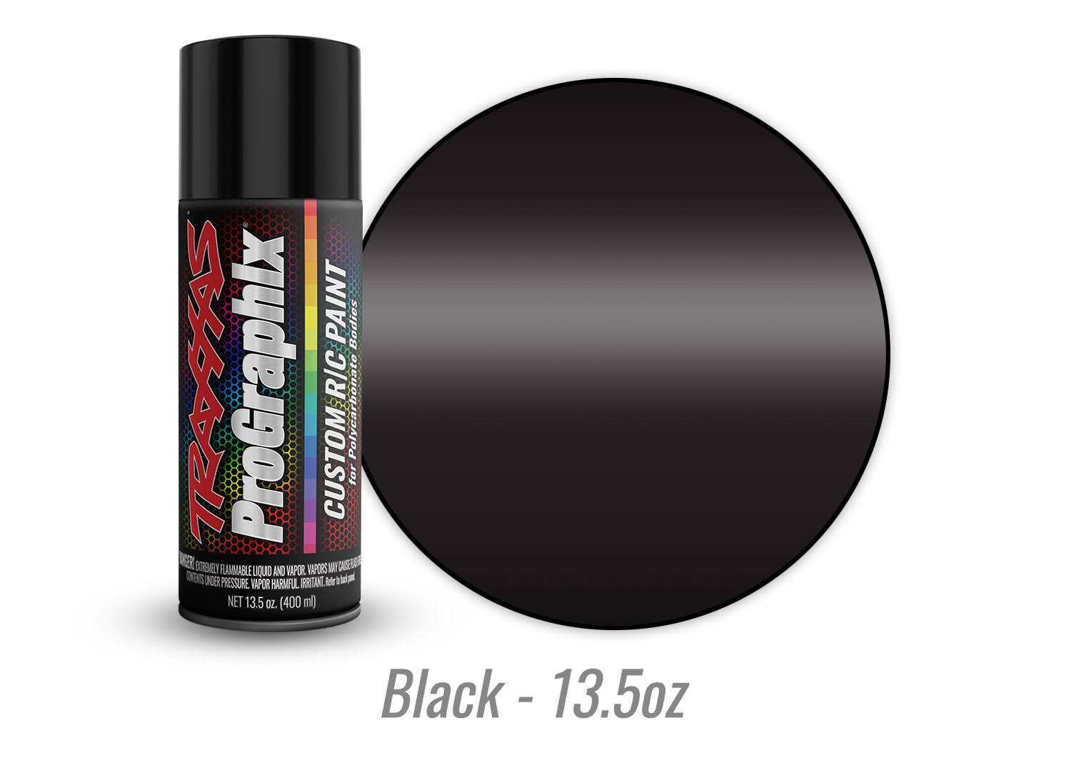 Traxxas 5055X - Body Paint, ProGraphix, Black (13.5oz)