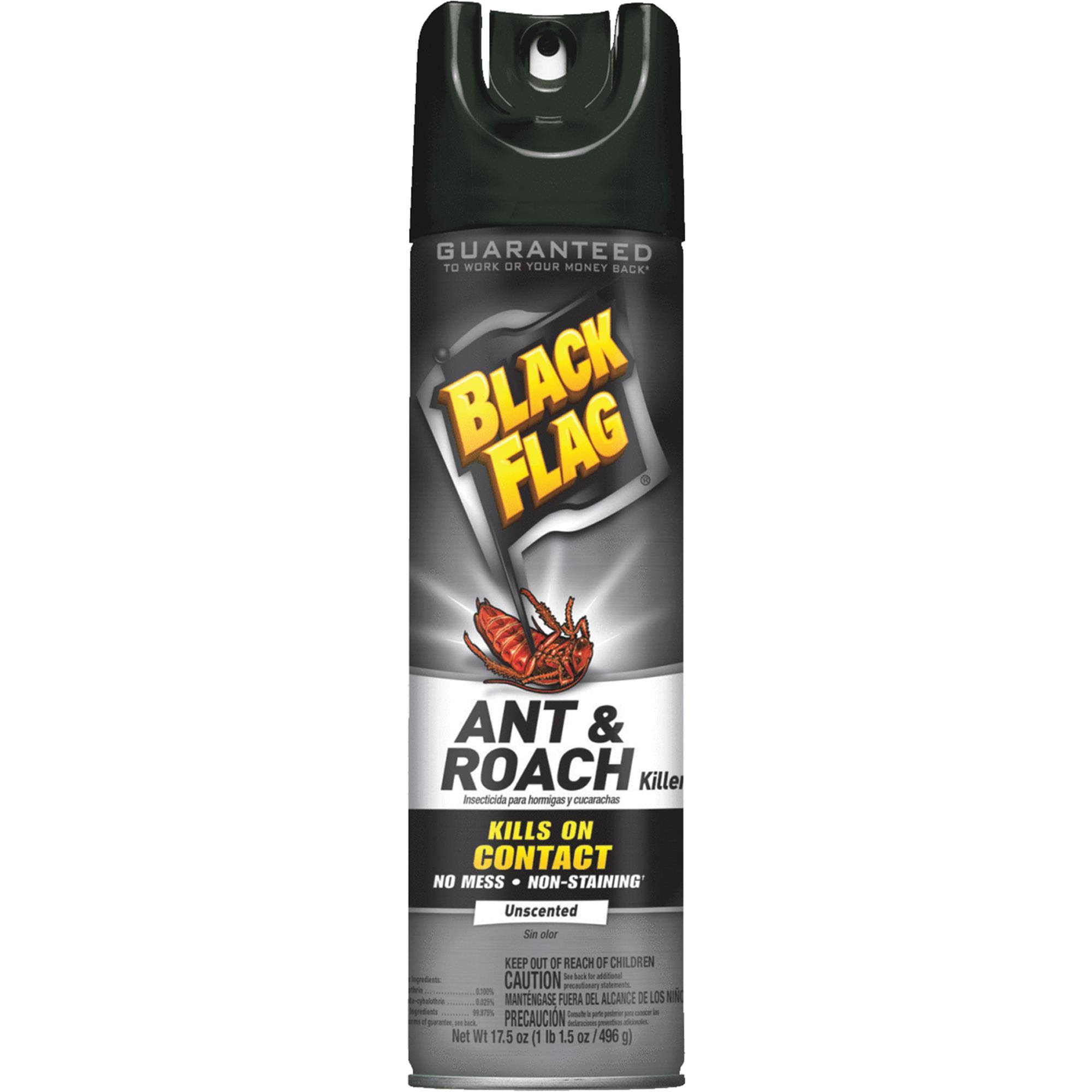 Black Flag Ant and Roach Killer Unscented Aerosol Spray - 17.5oz