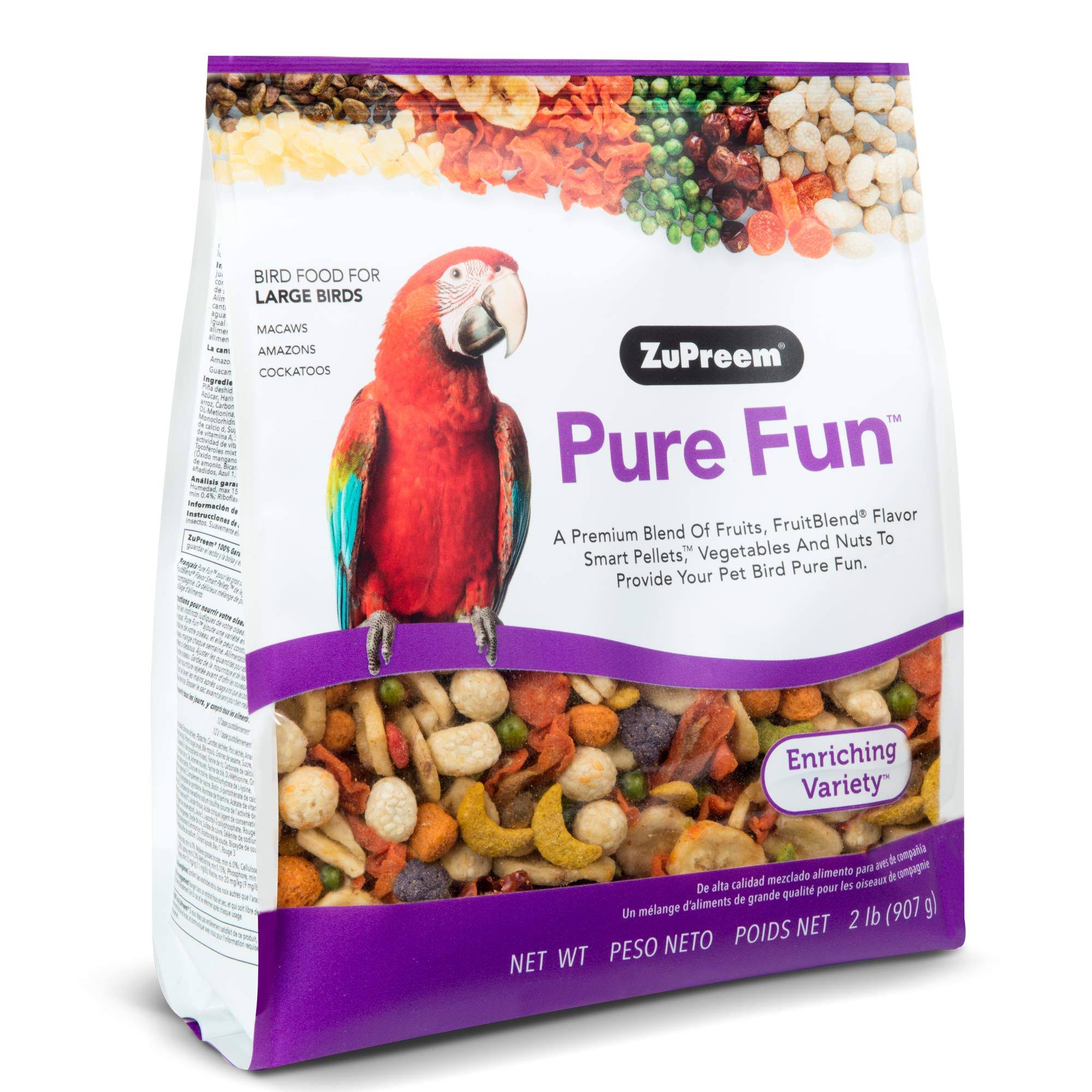 ZuPreem Pure Fun Large Bird Food - 2lbs