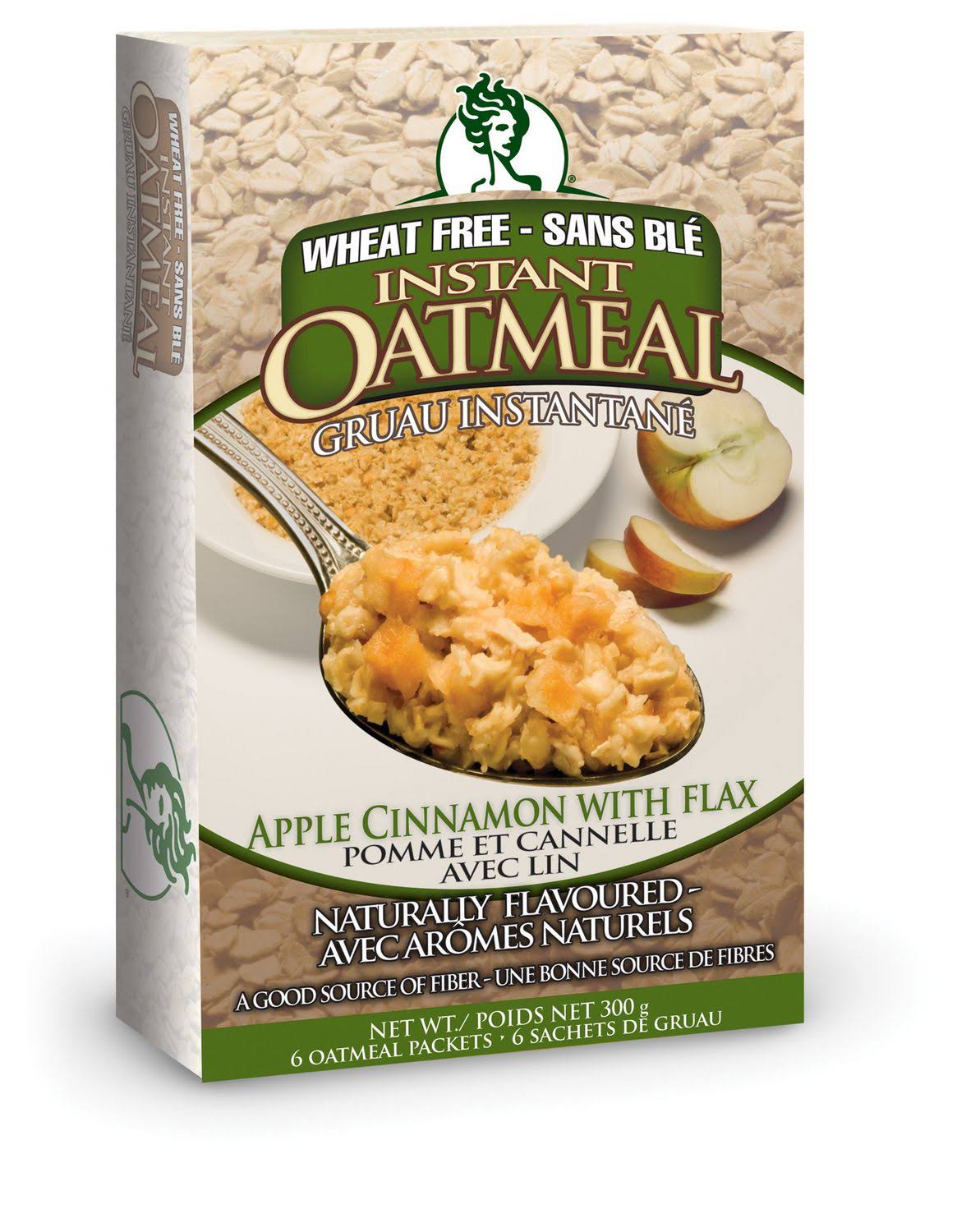 Glutenfreeda's Instant Oatmeal - Apple Cinnamon with Flax