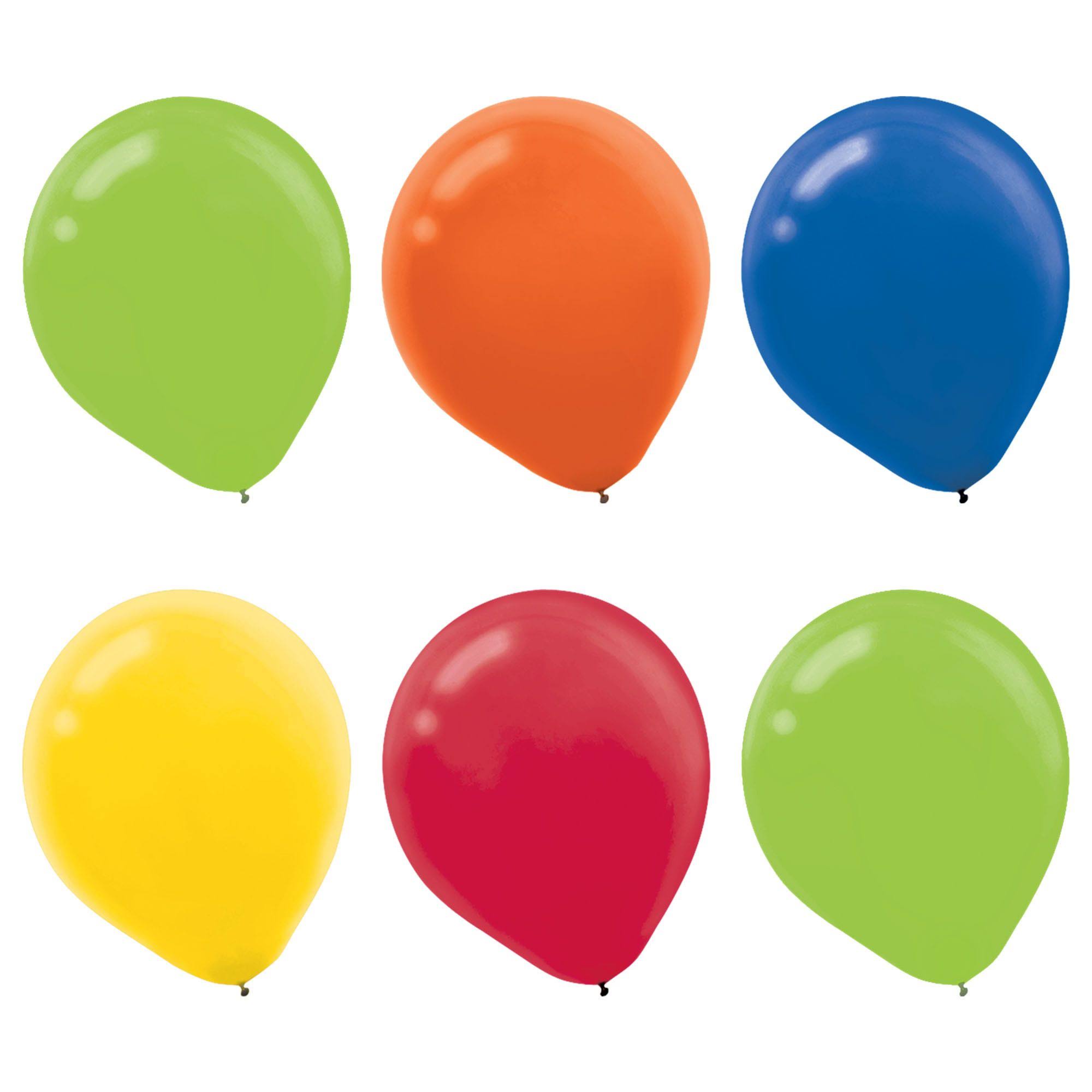 Amscan Helium Quality Balloons - 12", Round, Assorted Colors