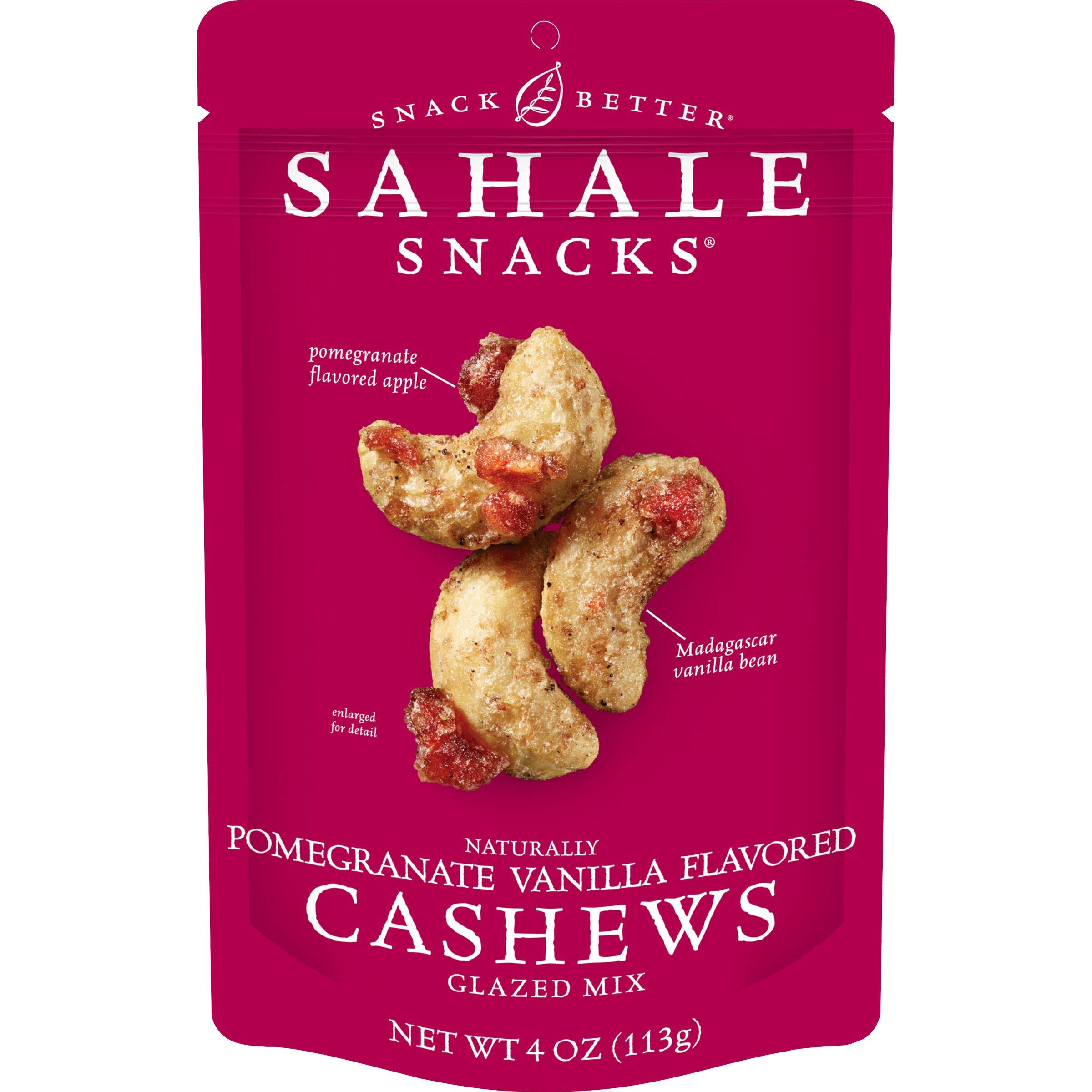 Sahale Snacks Glazed Nuts - Cashews with Pomegranate + Vanilla, 4 oz
