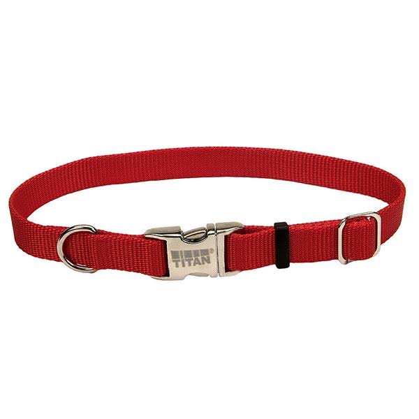 Coastal Pet Adjustable Nylon Dog Collar - Red