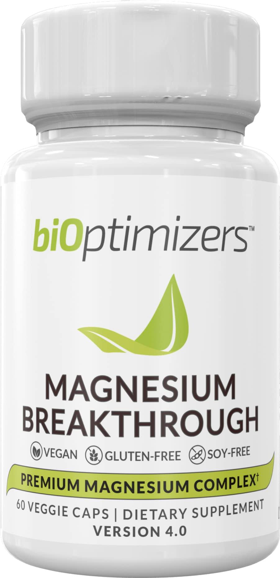 Magnesium Breakthrough Supplement 4.0 - Has 7 Forms of Magnesium Like Bisglycinate, Malate, Citrate, and More - Stress and Anxiety Relief