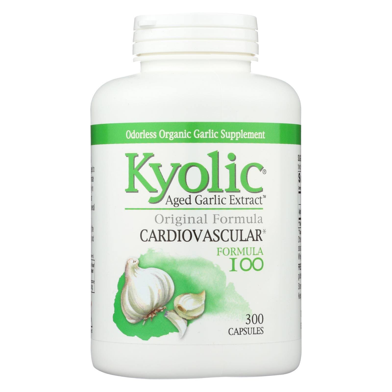 Kyolic Aged Garlic Extract Cardiovascular Original Formula 100, 300