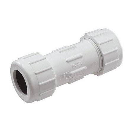 NDS Compression PVC Coupling - 3/4", SCH 40