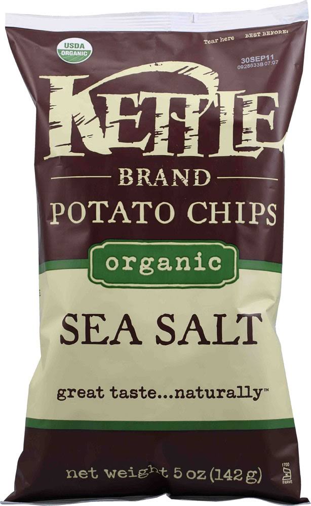 Kettle Brand Organic Potato Chips - Sea Salt, 5oz