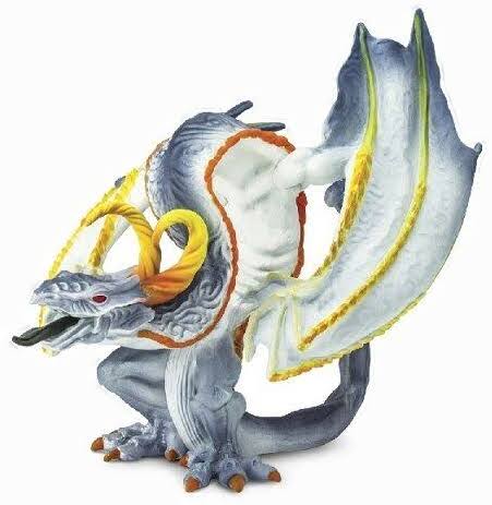 Safari Dragons Fantasy Figurine - Smoke Dragon, 16cm