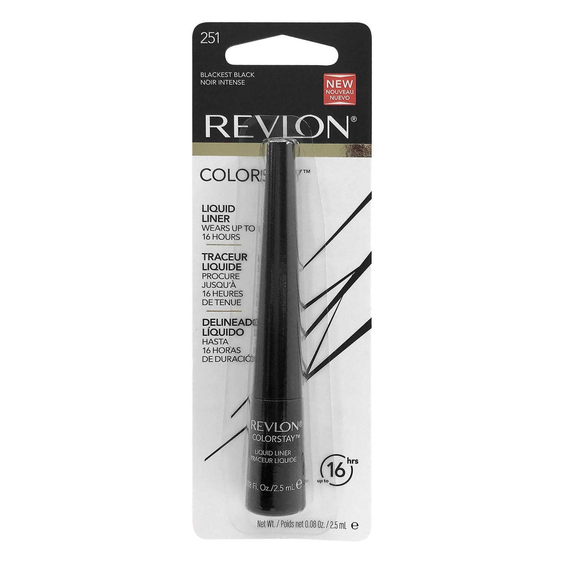 Revlon Colorstay Liquid Eyeliner - Black, 0.08oz