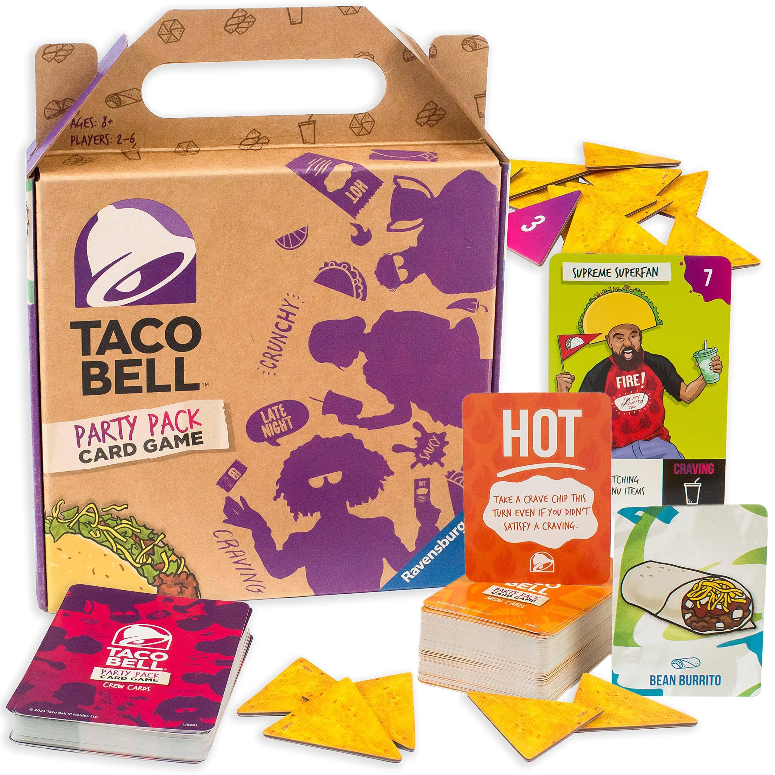 Ravensburger Taco Bell Party Pack Card Game For Ages 8 & Up - A Fun And Fast Party Card Game