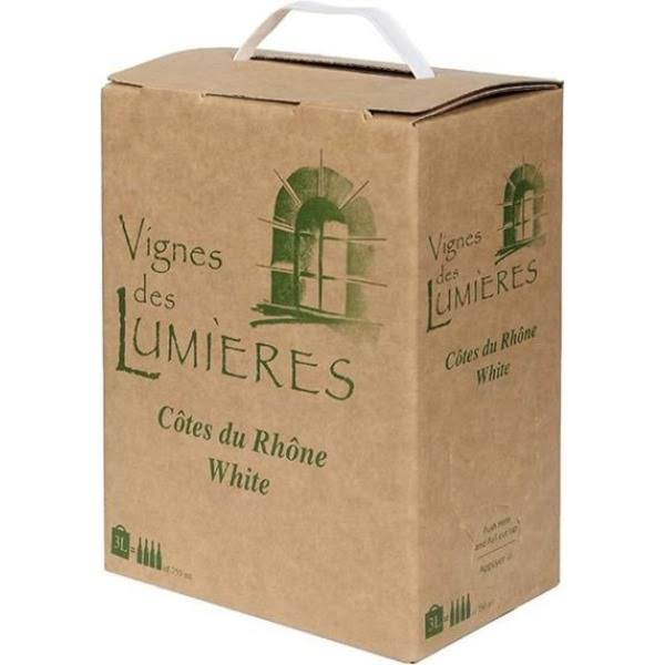 Domaine Le Clos des Lumieres Cotes du Rhone White Blend - 3 L