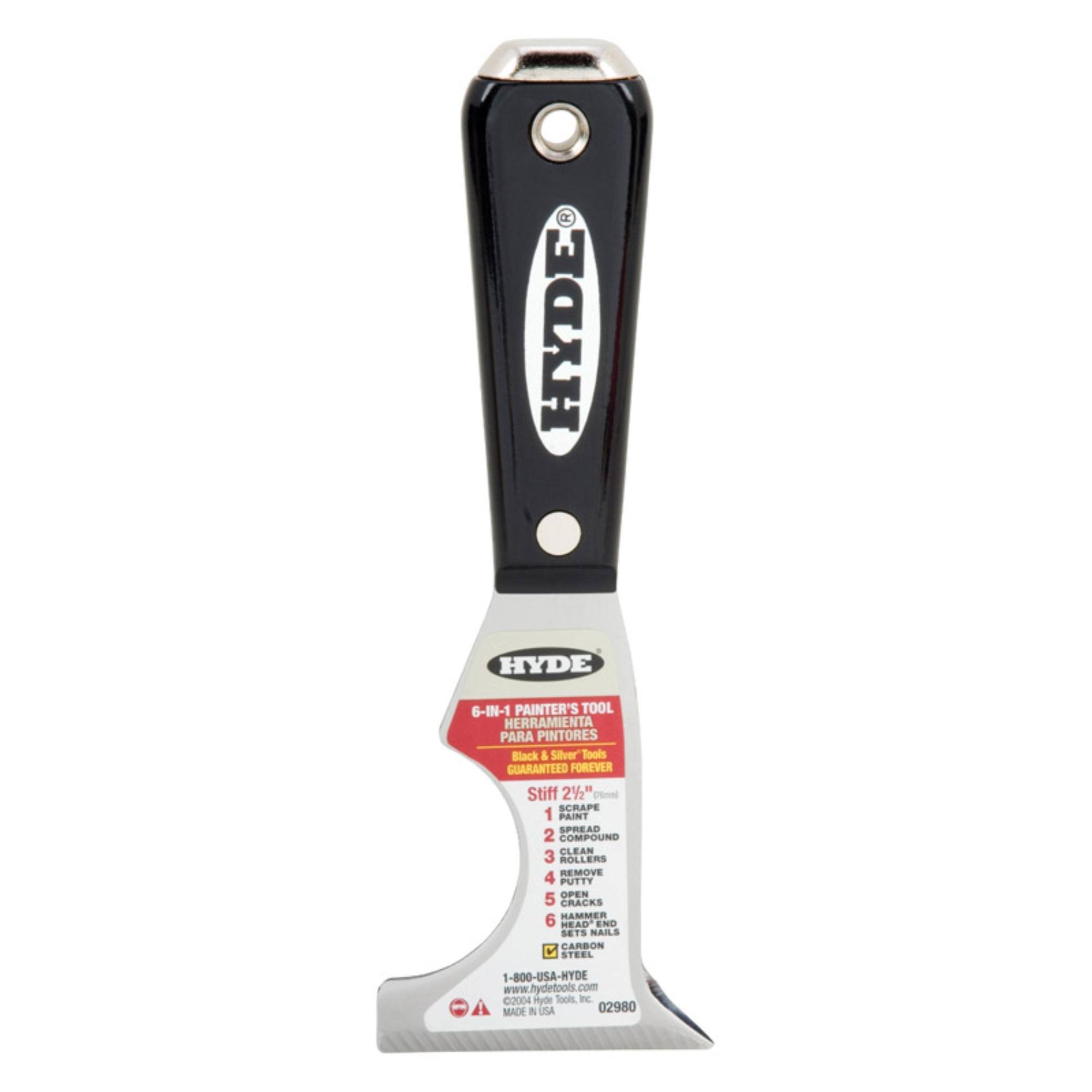 Hyde Tools 02980 6-In-1 Painter's Tool