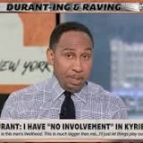 Stephen A. Smith rips Kevin Durant for having a podcast and saying “absolutely nothing”