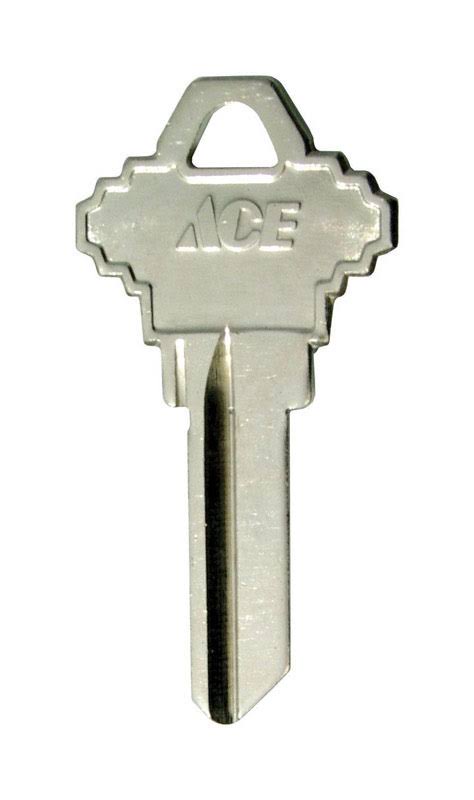 Ace 86323 Hillman House Key Blank Single Sided for Schlage Locks