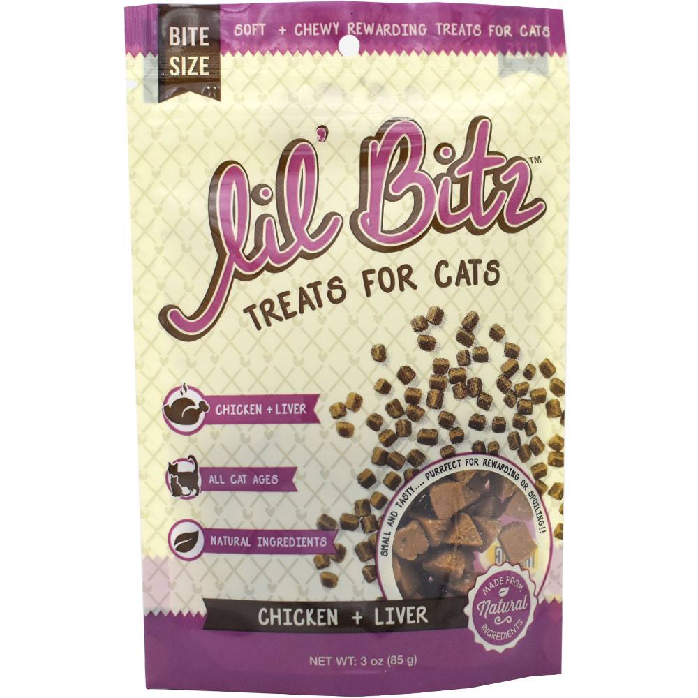 Lil' Bitz Chicken & Liver Training Treats for Cats (3 oz) Cat Treats