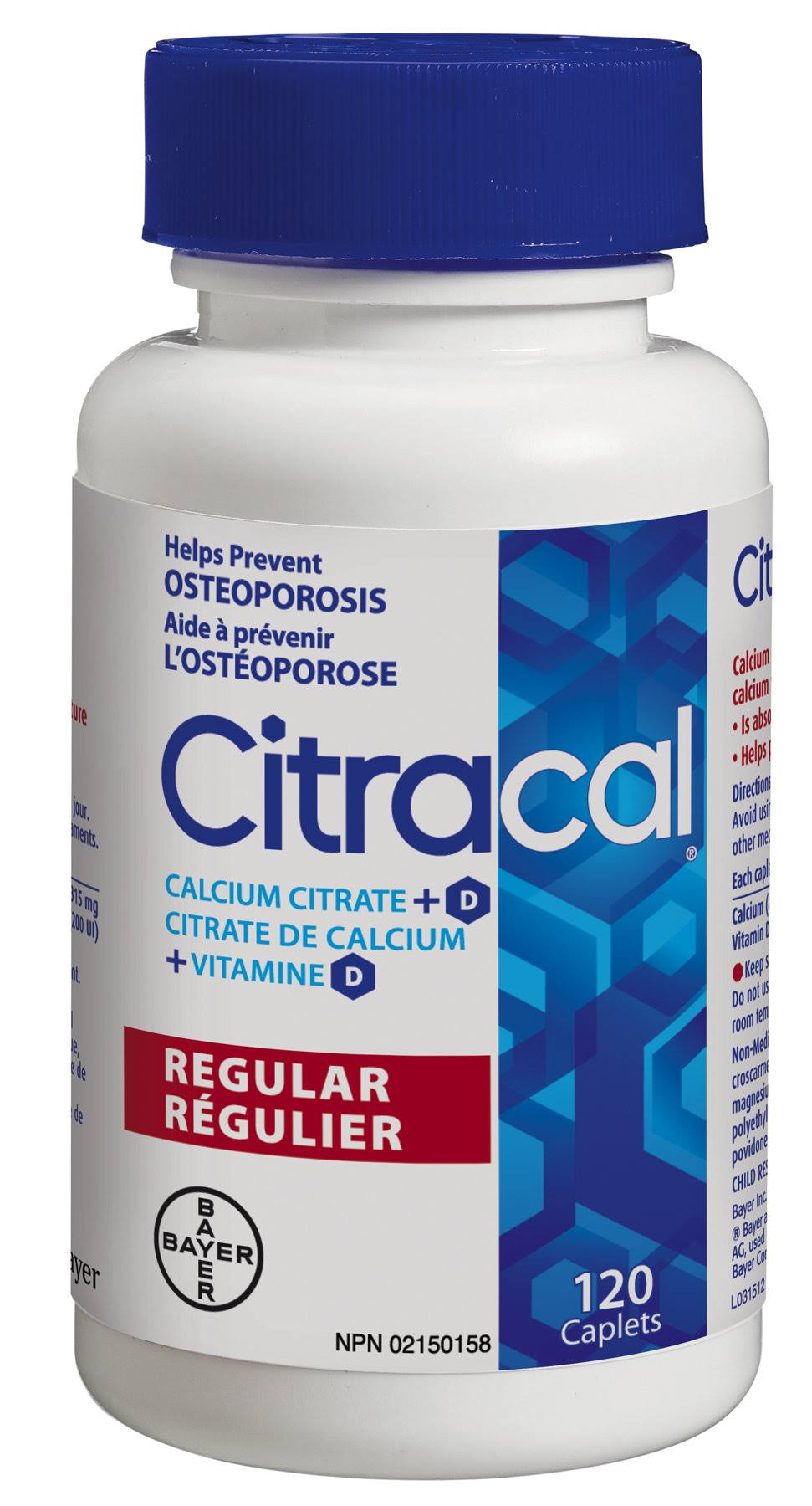 Citracal Calcium Citrate Plus Vitamin D Supplement - 120 Caplets