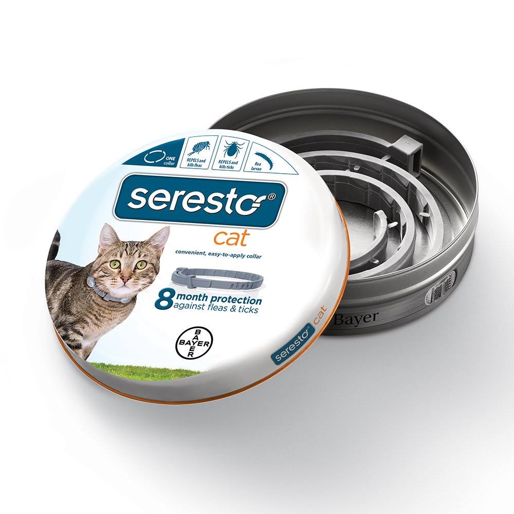 Bayer Seresto Flea and Tick Collar for Cats - 8 Months