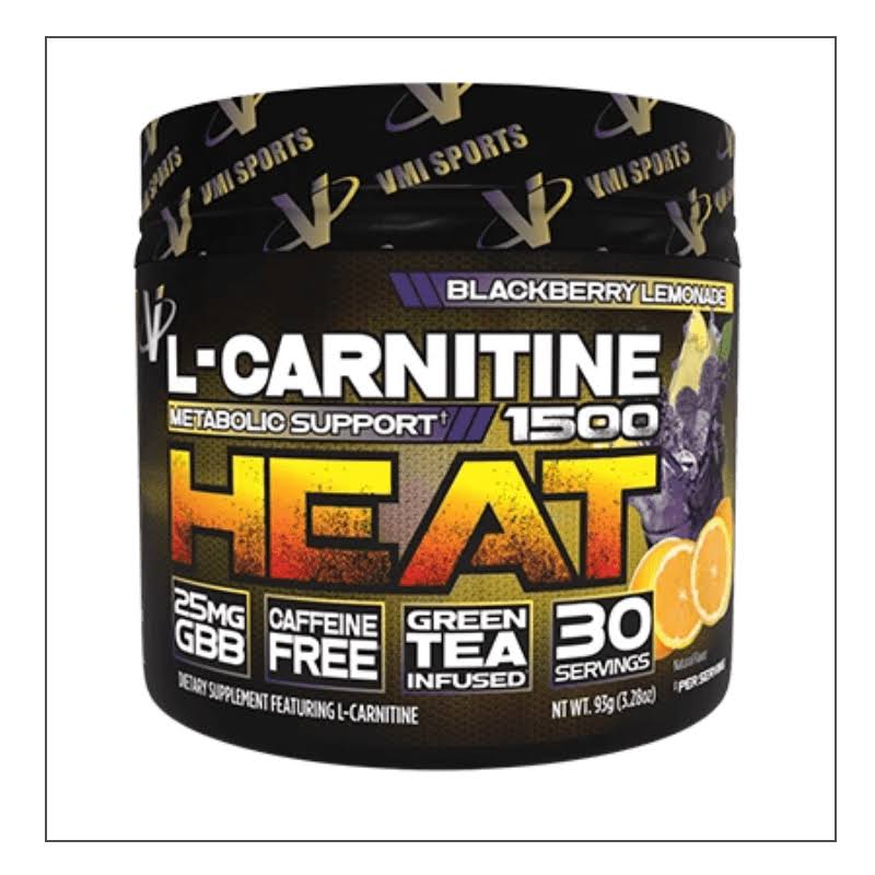 Vmi Sports L-Carnitine 1500 Heat Powder, Blackberry Lemonade