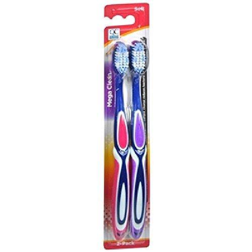QC Toothbrush Mega Clean Soft 2ea
