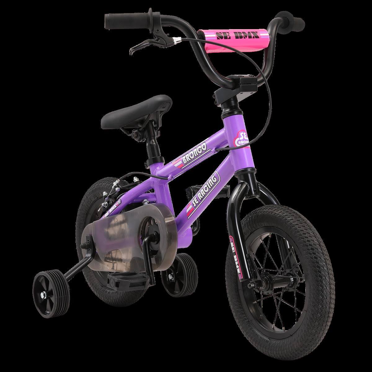 SE Bronco 12" BMX Bike Purple
