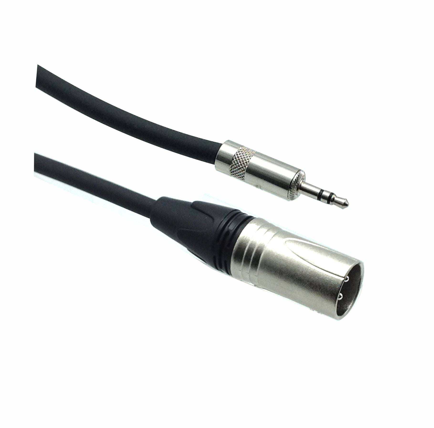 American Recorder 3.5mm Male to XLR Male Microphone Cable Black
